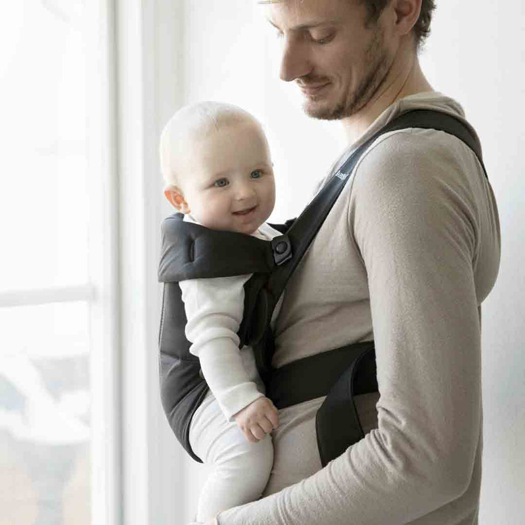 BabyBjorn Mini Cotton Baby Carrier - Black - The Baby Service