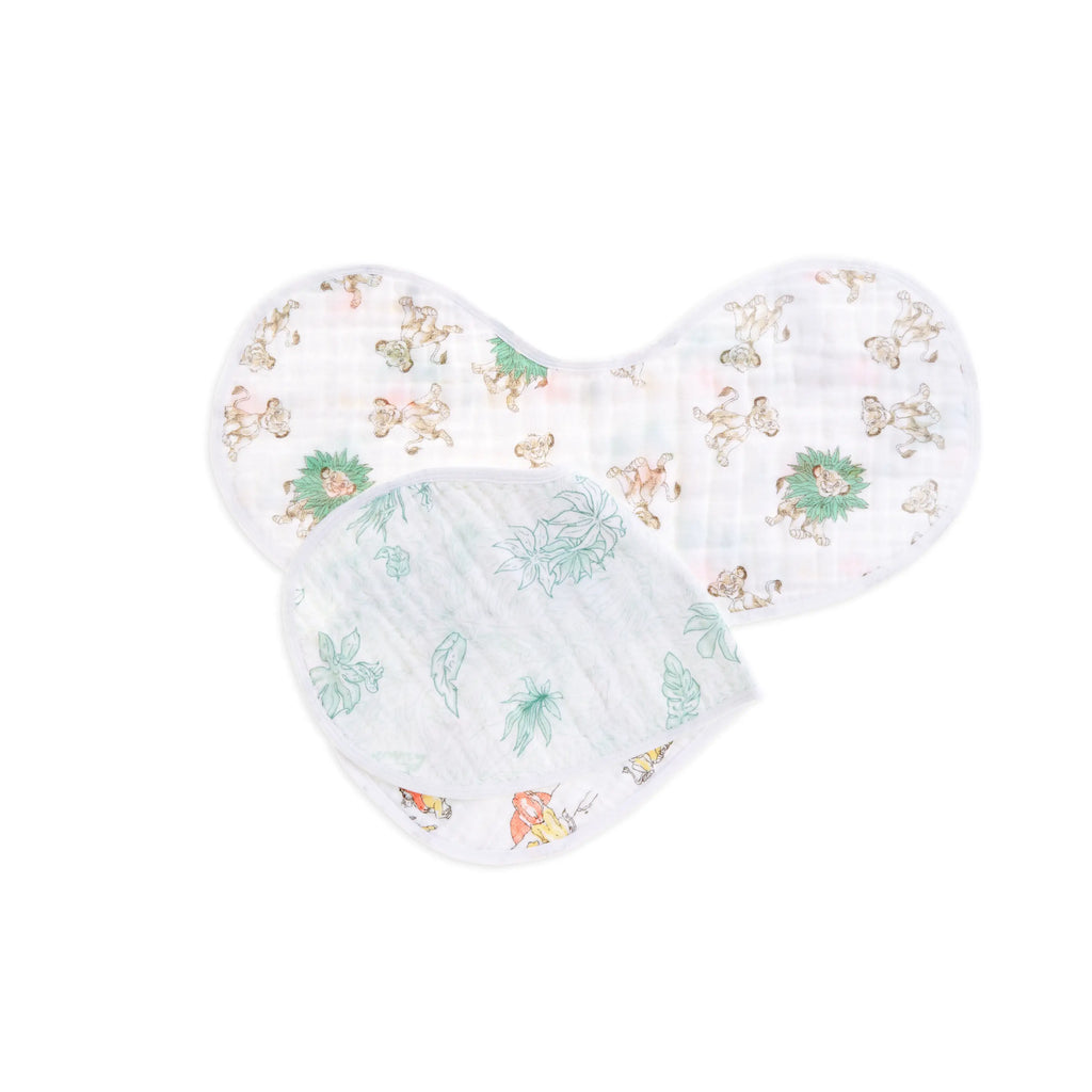 Aden + Anais Burpy Bibs 2 Pack - Disney The Lion King - The Baby Service