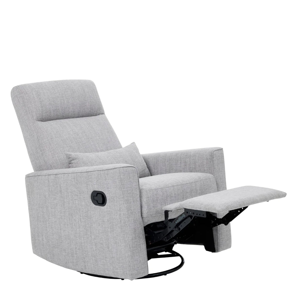 iL Tutto - Paige Recliner Glider Nursery Chair in Pure Grey - The Baby Service