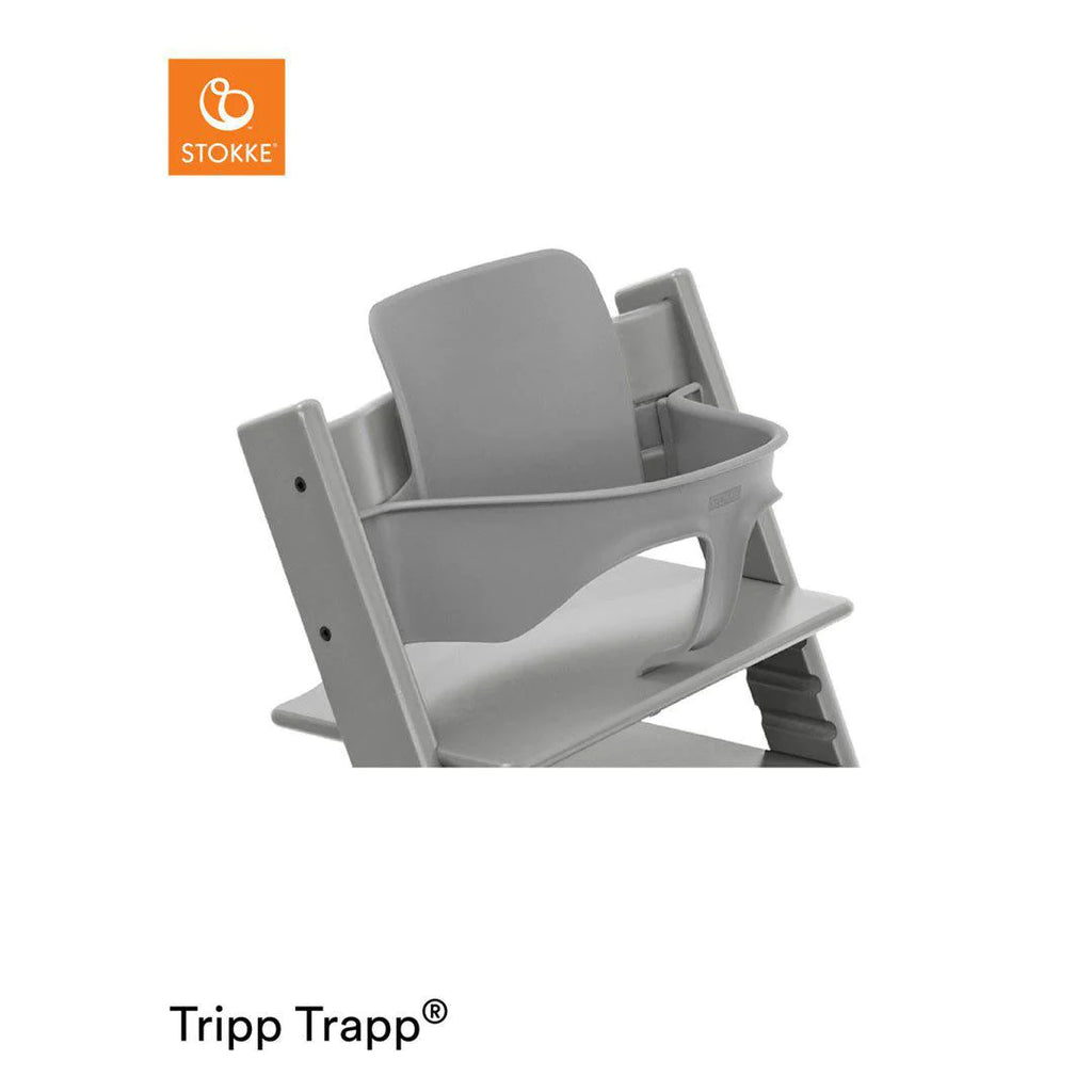 Stokke Tripp Trapp Baby Set - Storm Grey - Highchairs - The Baby Service