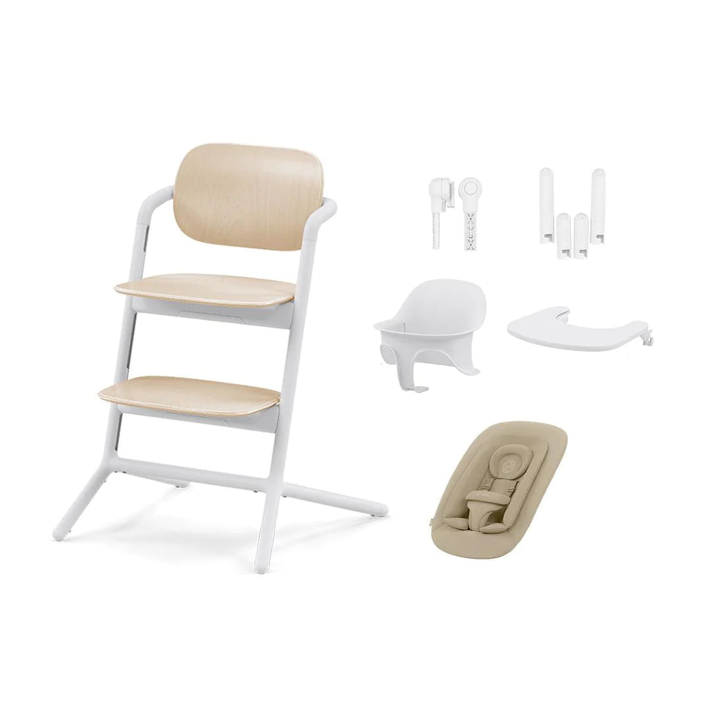 CYBEX LEMO 4-in-1 Highchair Set - Sand White - The Baby Service