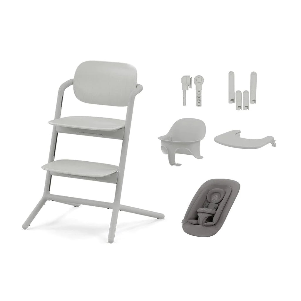 CYBEX LEMO 4-in-1 Highchair Set - Suede Grey - Thebabyservice.com