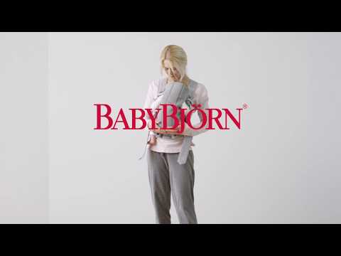 BabyBjorn Mini Cotton Baby Carrier - Black - Video - The Baby Service