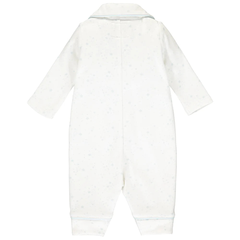 Emile et Rose - Greg Blue Star Print Pyjamas - Back - The Baby Service