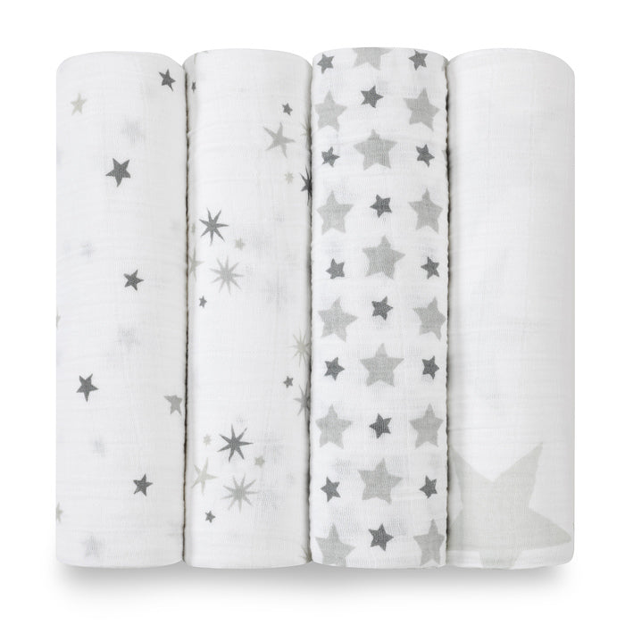 Aden + Anais Twinkle Swaddles 4 Pack - Baby Gift - The Baby Service