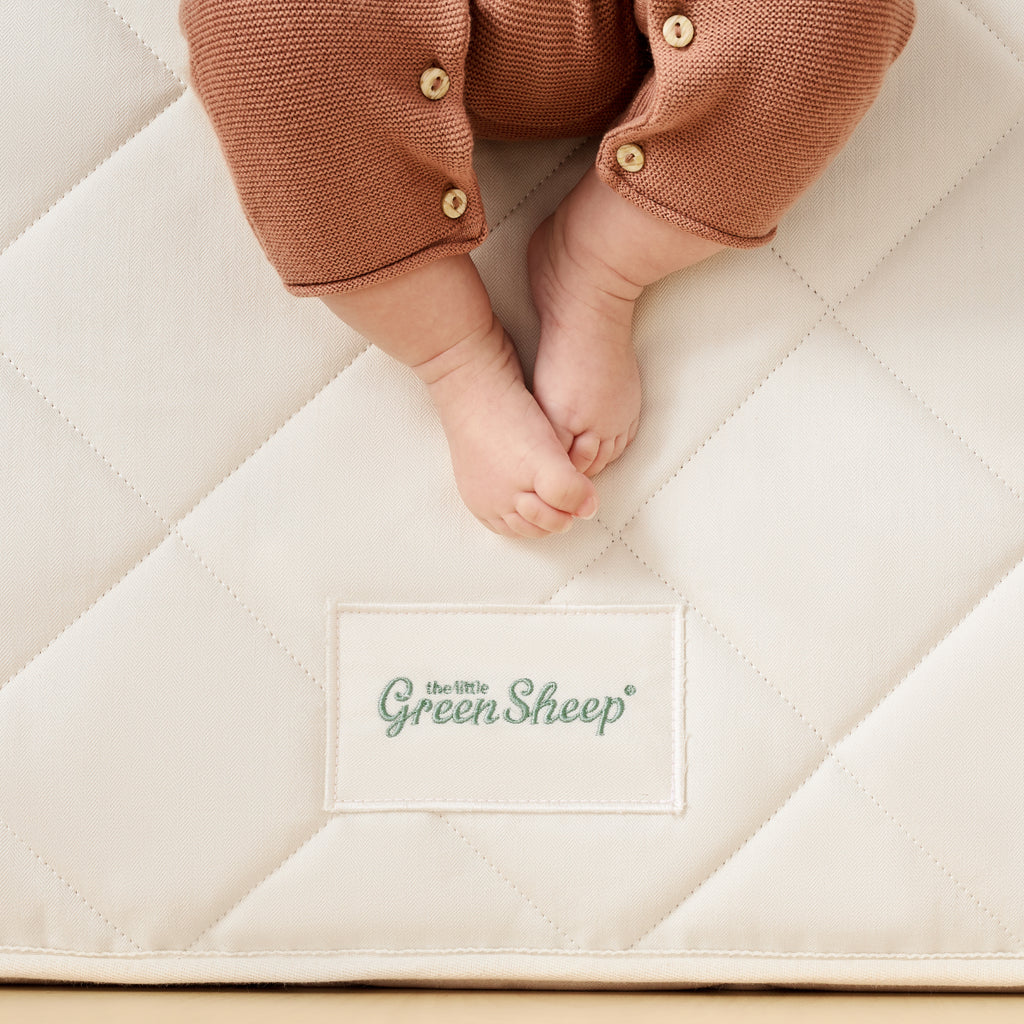 The Little Green Sheep Twist Natural Cot Bed Mattress - 70 x 140cm - Chobham - The Baby Service