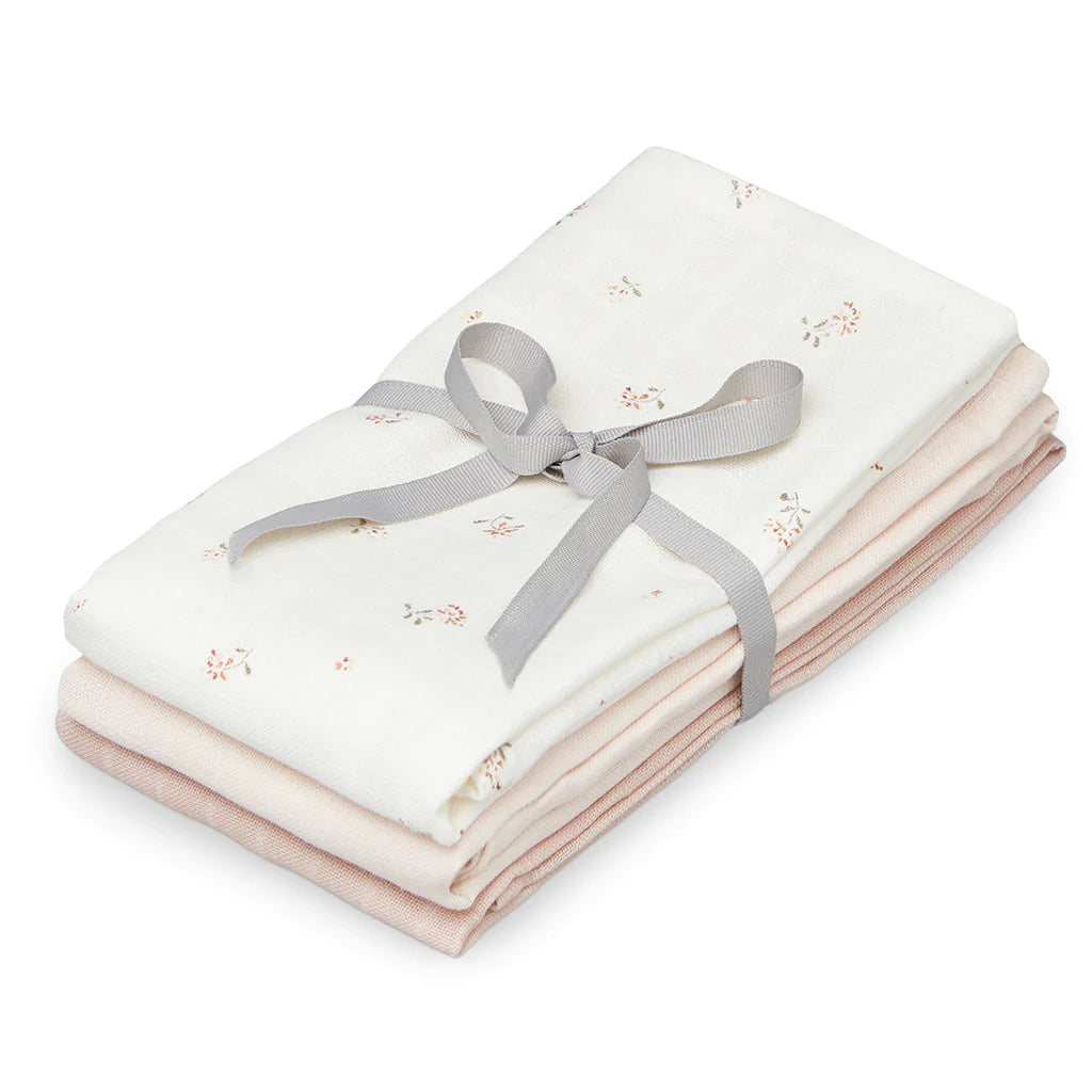 Copy of Cam Cam Copenhagen Muslin Cloths Mixed 3 Pack in Mix Poppies - The Baby Service