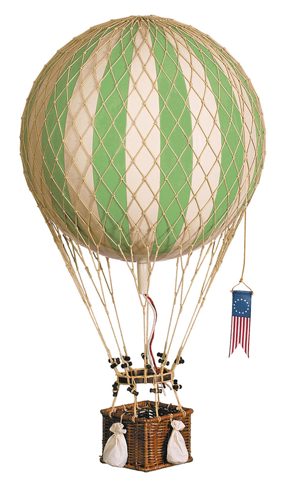 Green Authentic Models Royal Aero Hot Air Balloon - Large Nursery