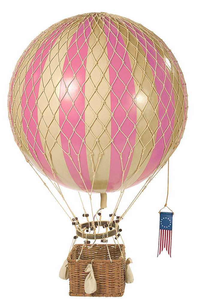 Pink Authentic Models Travels Light Hot Air Balloon - Medium Nursery Inspo Ideas