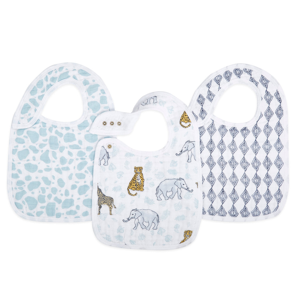 Aden + Anais Snap Bibs 3 Pack - Jungle - Gifts - The Baby Service