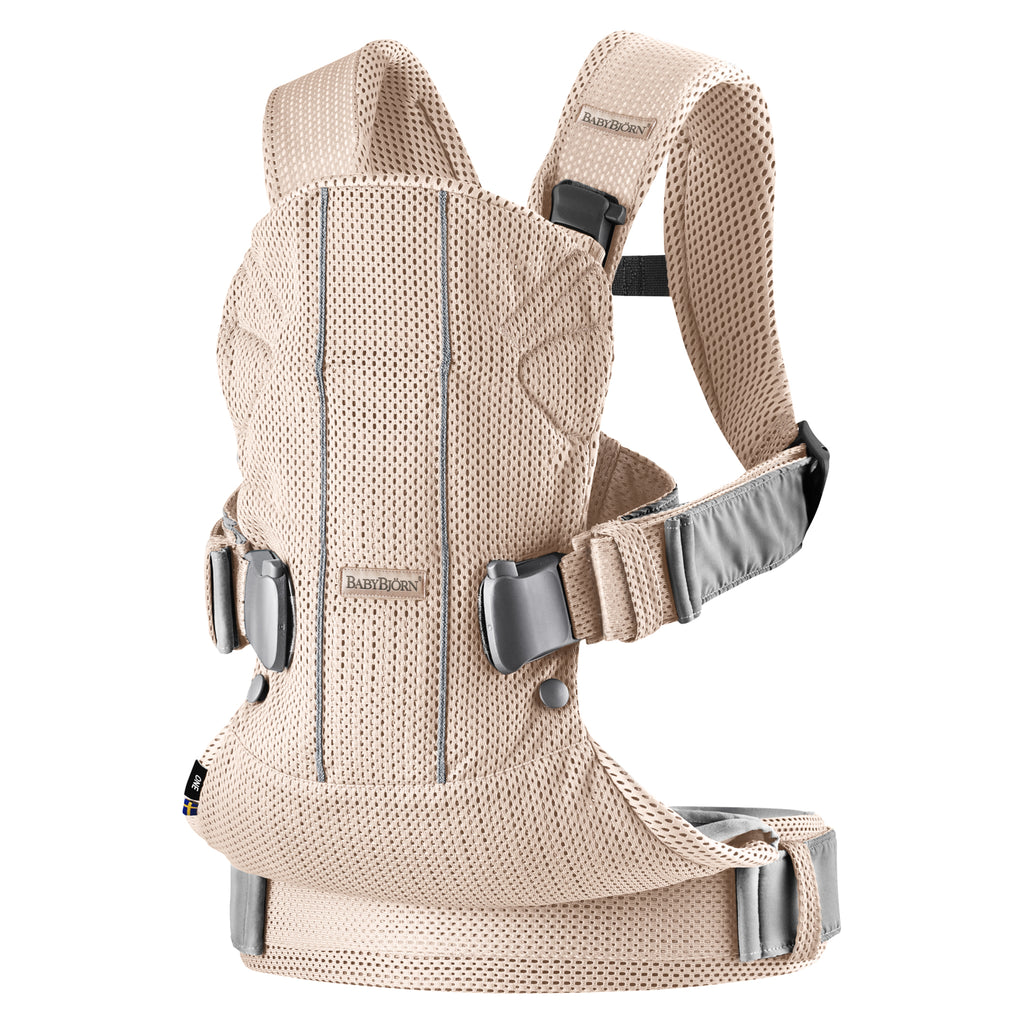 BabyBjorn Baby Carrier One Air - Pearly Pink 3D Mesh - The Baby Service Slings