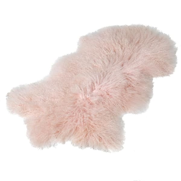 Pale Pink Mongolian Rug - Luxury Interiors - The Baby Service