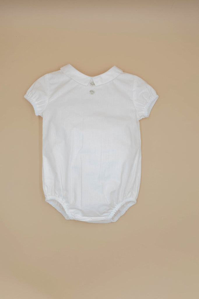 Fina Ejerique - Poplin Body Shirt & Navy Blue Linen Shorts Set - Kid's Clothing - The Baby Service