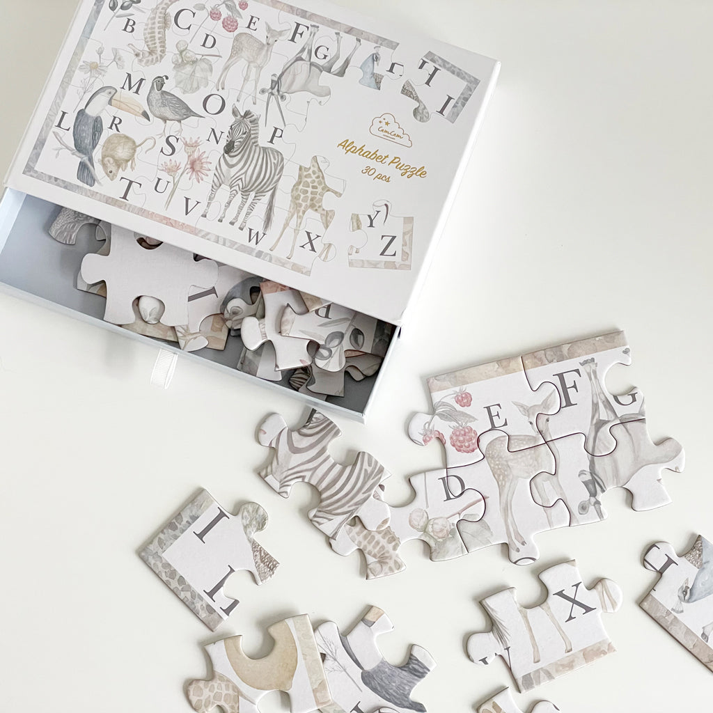 Cam Cam Copenhagen - Alphabet Animals Puzzle - Gifts - The Baby Service