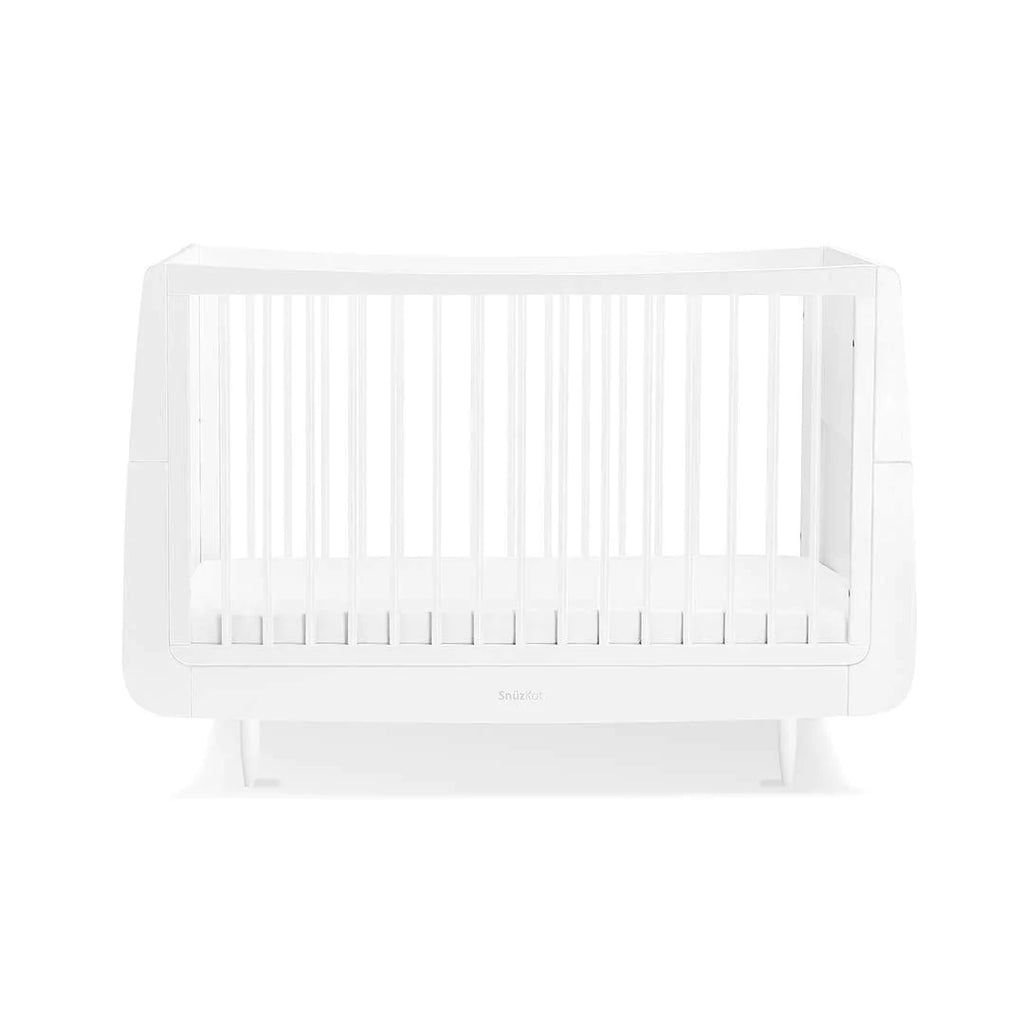 SnuzKot Skandi Cot Bed - White - The Baby Service
