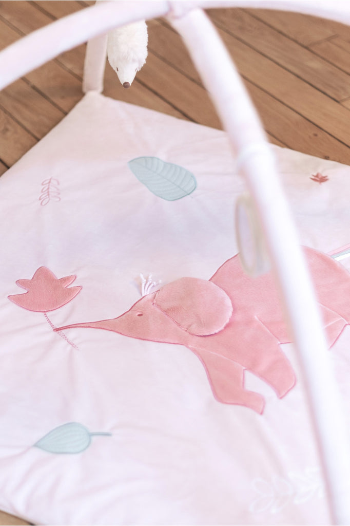 Tartine et Chocolat - Pink Elephant Activity Playmat - The Baby Service.com