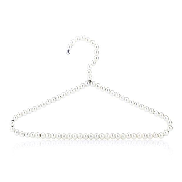 Children's Beaded Pearl Effect Clothes Hanger - 30cm - Luxury hangers - The Baby Service