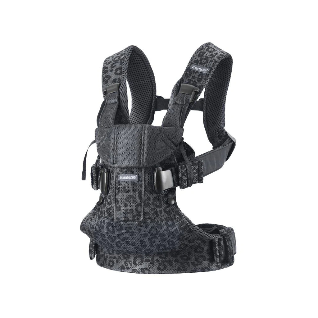 BabyBjorn Baby Carrier One Air - Anthracite Leopard 3D Mesh - The Baby Service