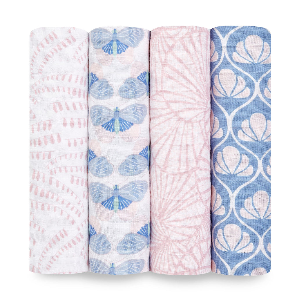 Aden + Anais Deco Swaddles 4 Pack - The Baby Service
