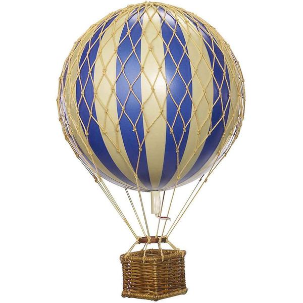 Blue Nursery Authentic Models Floating The Skies Hot Air Balloon - Small