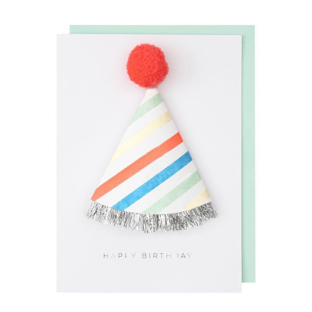 Meri Meri - Happy Birthday Hat Card - The Baby Service