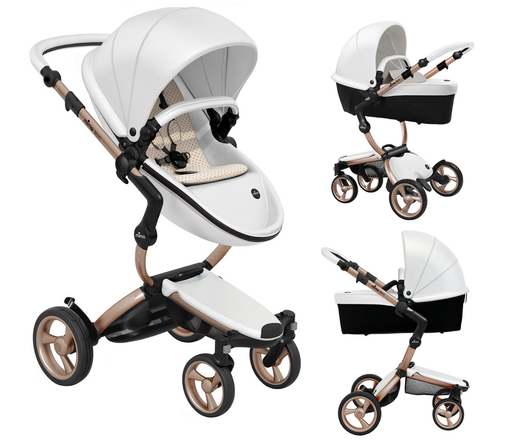 Mima Xari Complete - Rose Gold Stroller Buggy Pram - The Baby Service