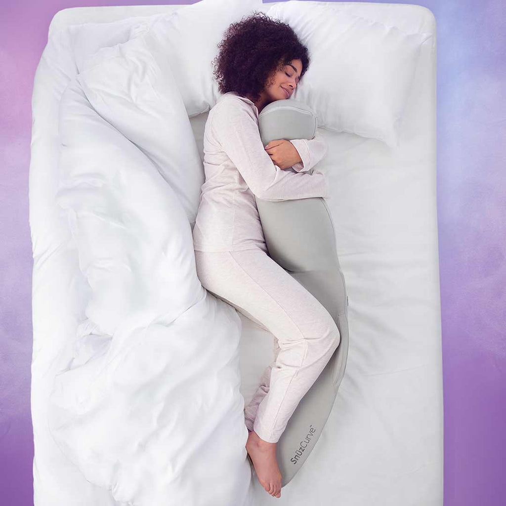 SnuzCurve Pregnancy Pillow - Grey - Lifestyle - The Baby Service
