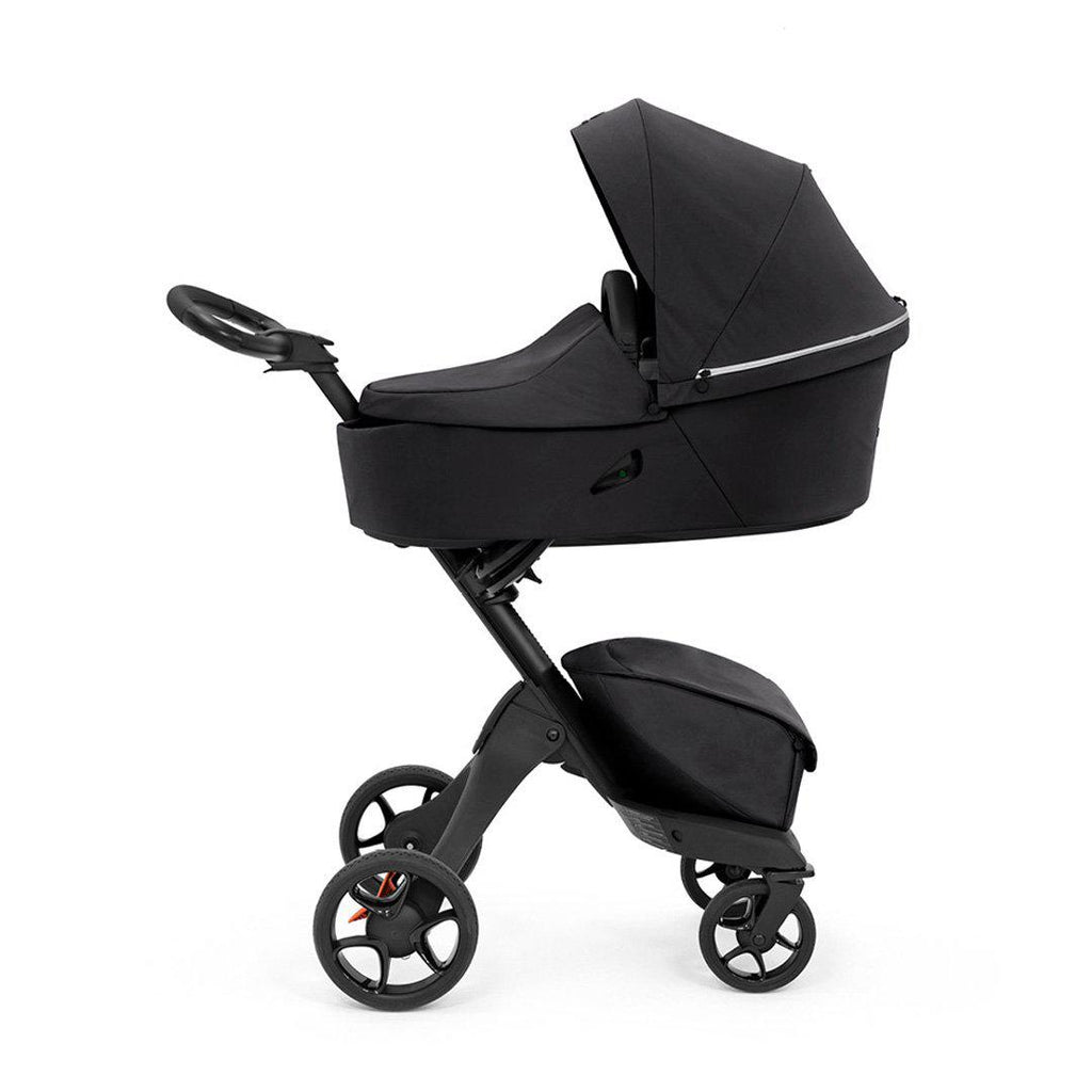 Stokke Xplory X Carrycot - Rich Black - Pushchairs - The Baby Service