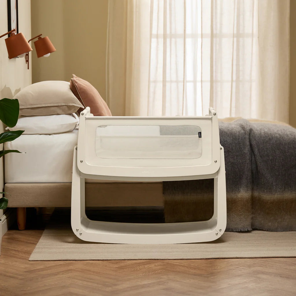 SnuzPod 5 Bedside Crib - Cashmere - Lifestyle - The Baby Service