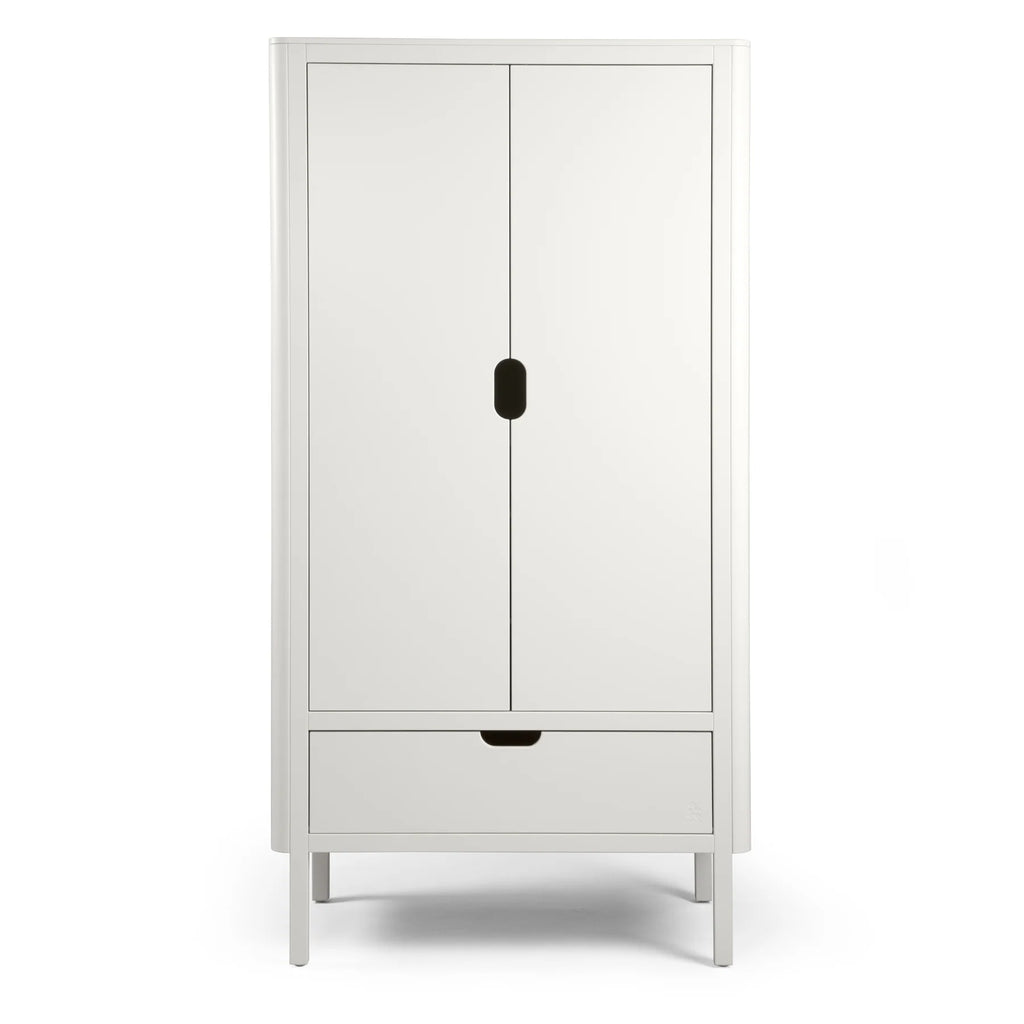Sebra Wardrobe with Double Doors – Classic White - The Baby Service