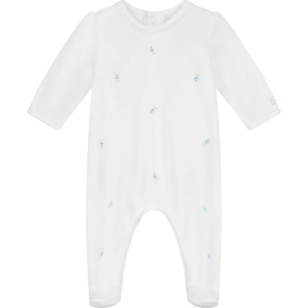 Emile et Rose - Demi White Baby Girls Babygrow & Hairband - Thebabyservice.com
