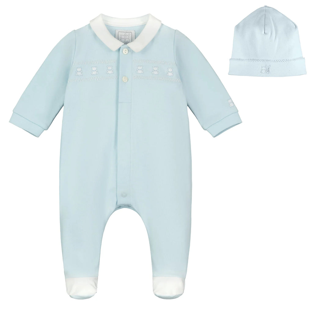 Emile et Rose - Fisher Baby Boys Babygrow and Hat - The Baby Service - 