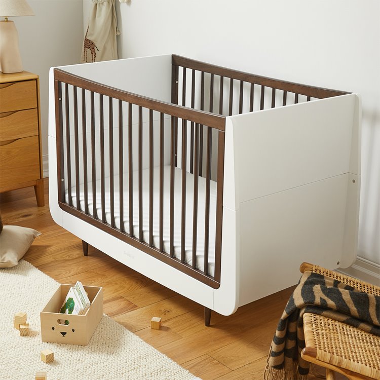 SnuzKot Skandi Cot Bed - Ebony - Nursery Furniture - The Baby Service
