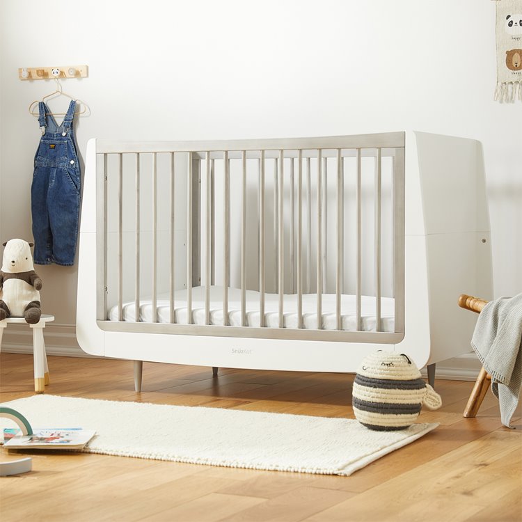 SnuzKot Skandi Cot Bed - Silver Birch - Nursery - The Baby Service