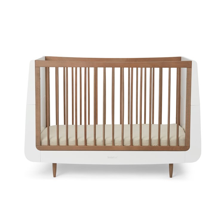 SnuzKot Skandi Cot Bed - Walnut - Furniture - The Baby Service