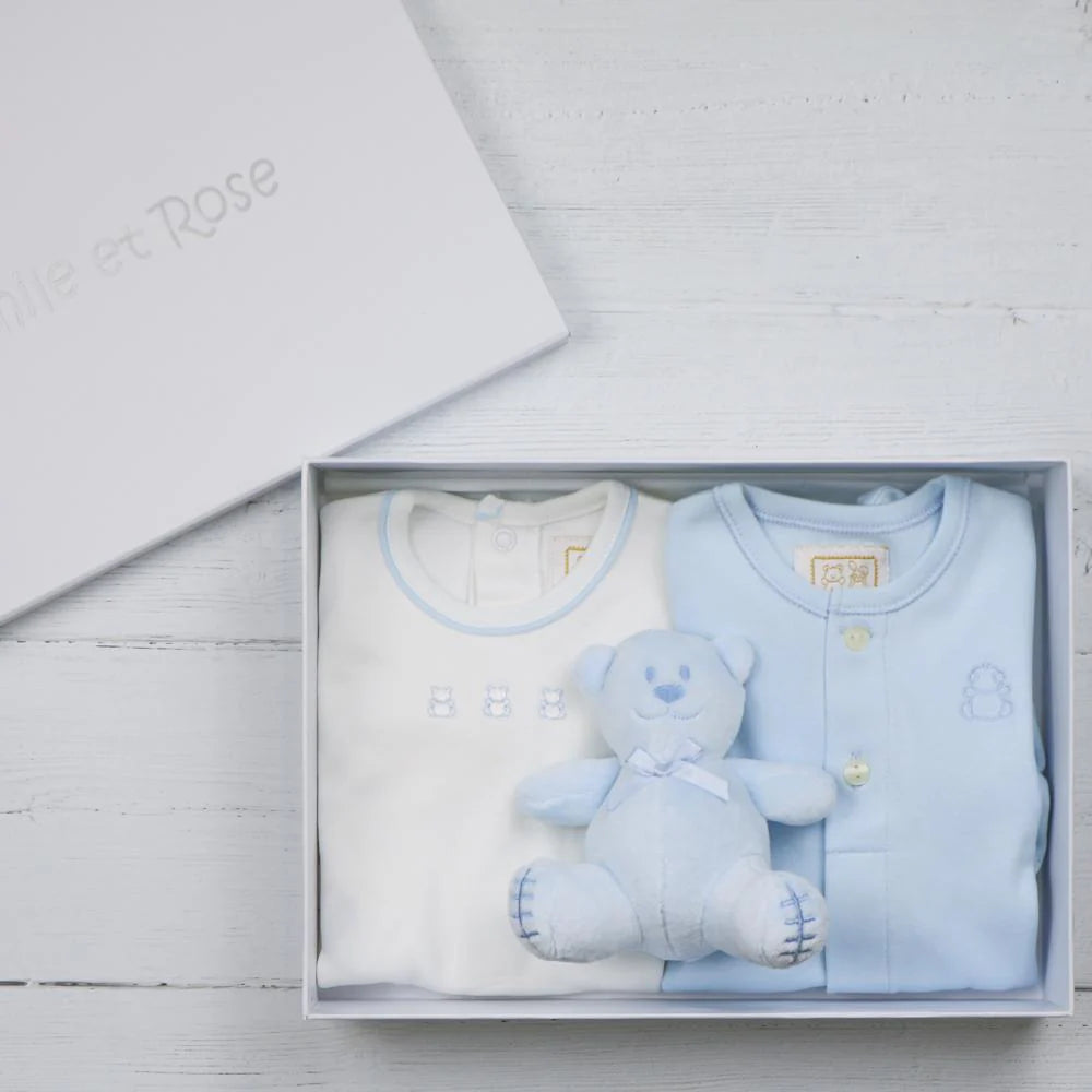 Emile et Rose - Truman Blue Baby Boys Gift Set - The Baby Service - 