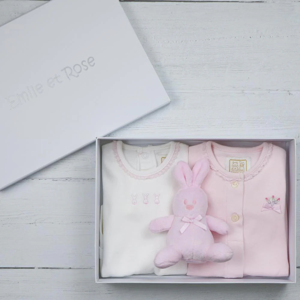 Emile et Rose - Tessa Pink Baby Girls Gift Set - The Baby Service - 