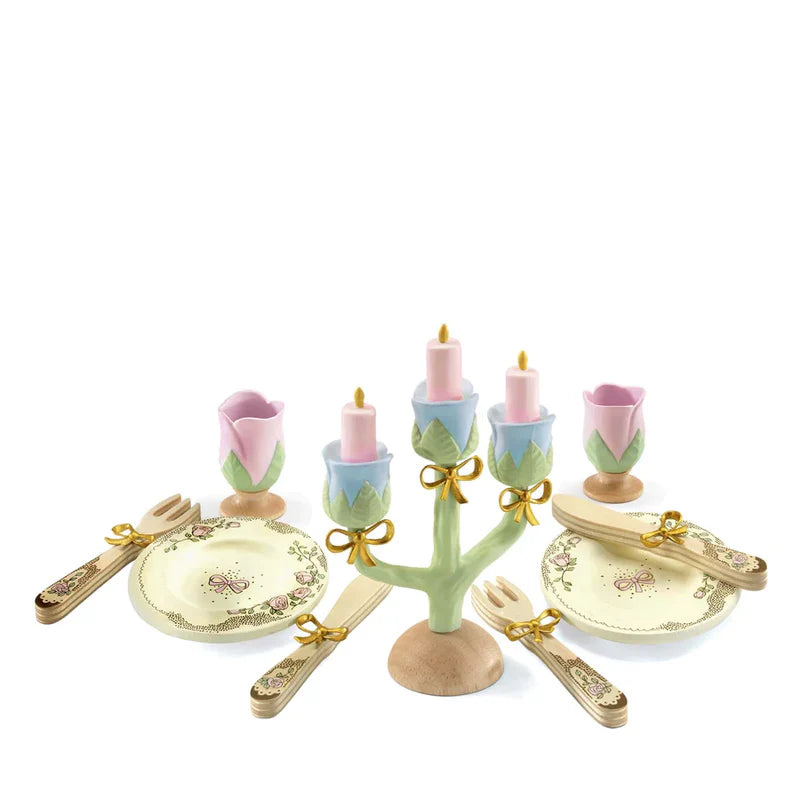 Djeco Princess Dinner Set - The Baby Service