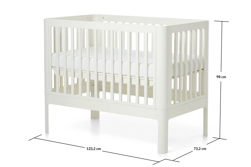 Flexa Nova Baby Cot Bed - Cream - Nursery - The Baby Service - 