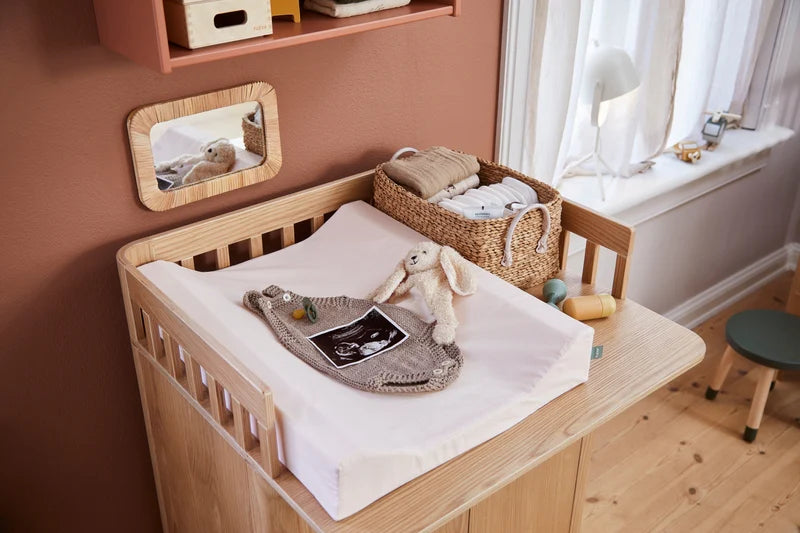 Flexa Nova Changing Table - Oak - Nursery - The Baby Service - Changing Mat