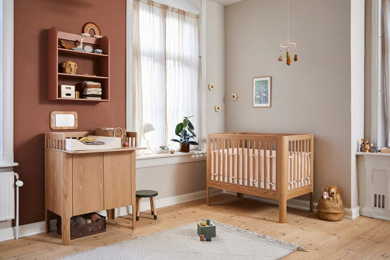 Flexa Nova Changing Table - Oak - Nursery - The Baby Service - Chobham