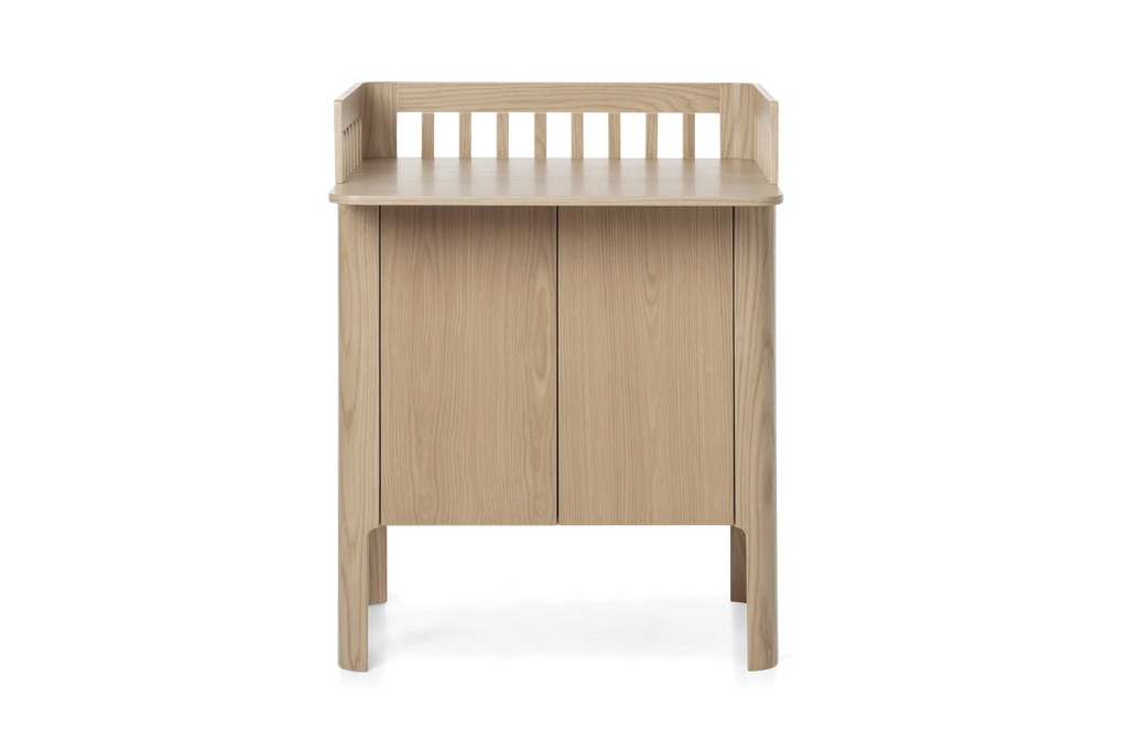 Flexa Nova Changing Table - Oak - Nursery - The Baby Service - Front