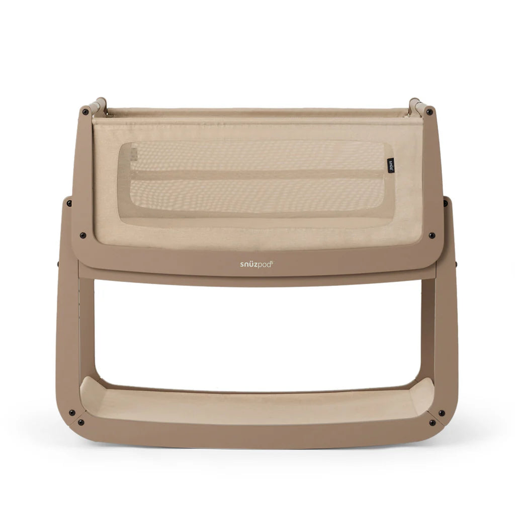 SnuzPod 5 Bedside Crib - Mocha - The Baby Service