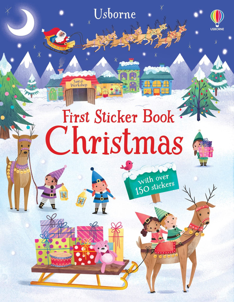 First Sticker Book Christmas - Usborne - The Baby Service