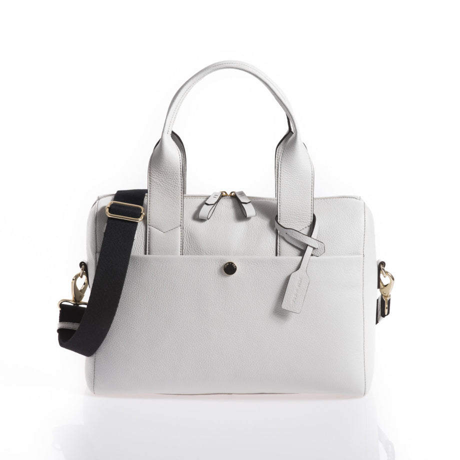 Jem Bea Amber Bag Grey Leather – The Baby Service