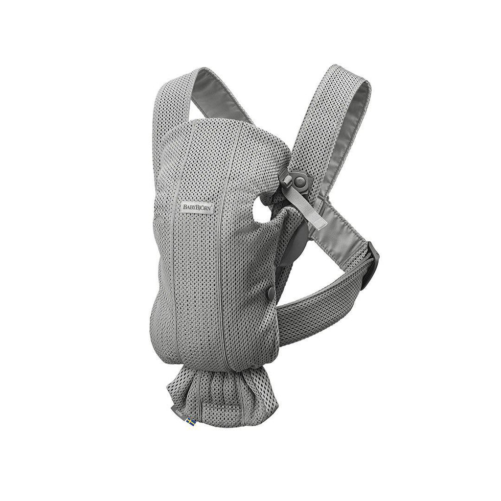 BabyBjorn Mini 3D Mesh Baby Carrier - Grey - The Baby Service