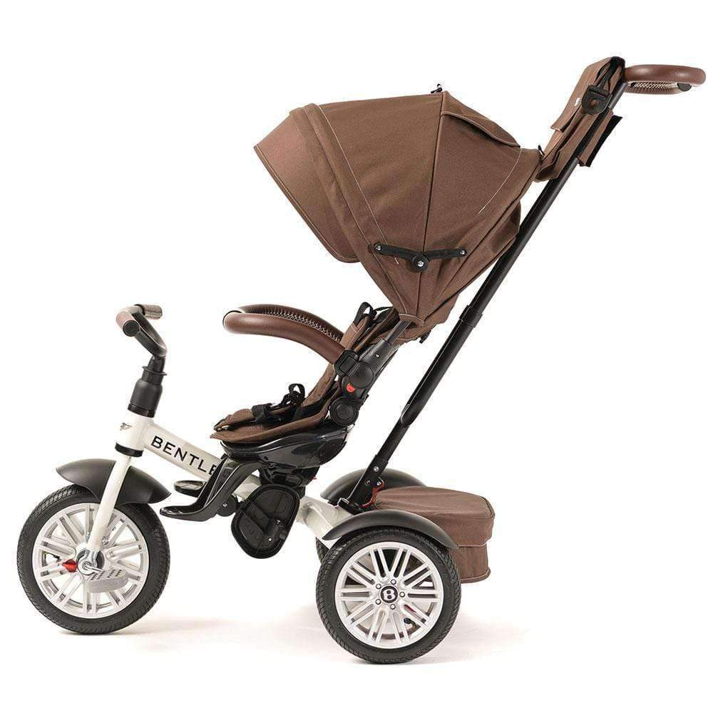 Bentley - 6 in 1 Stroller Trike White Satin - Forward Facing - The Baby Service