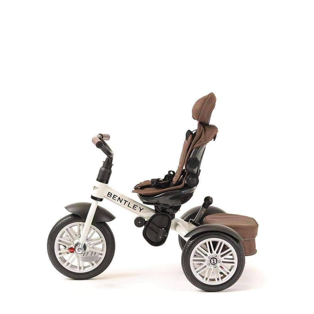 Bentley - 6 in 1 Stroller Trike White Satin - Bikes - The Baby Service