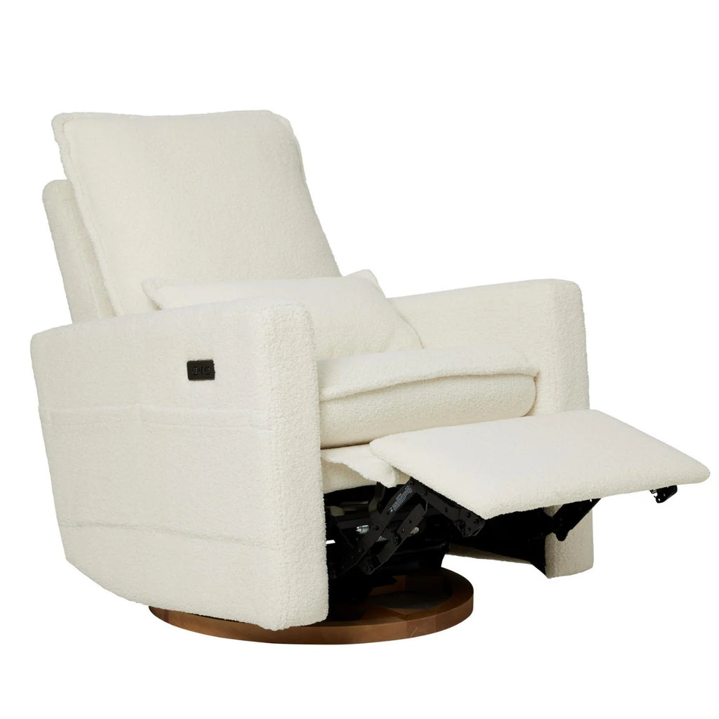 iL Tutto - Frankie Electric Recliner Glider Nursery Chair in Coconut Teddy - The Baby Service - 