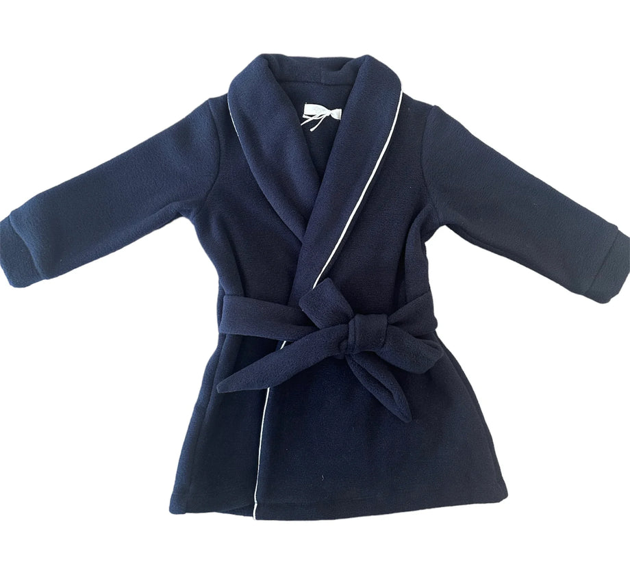 Boys navy 2024 dressing gown